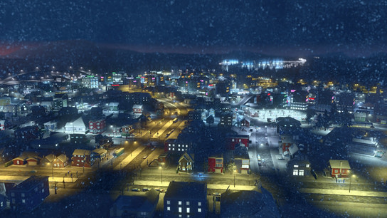 City Skylines: Snowfall winter screenshot